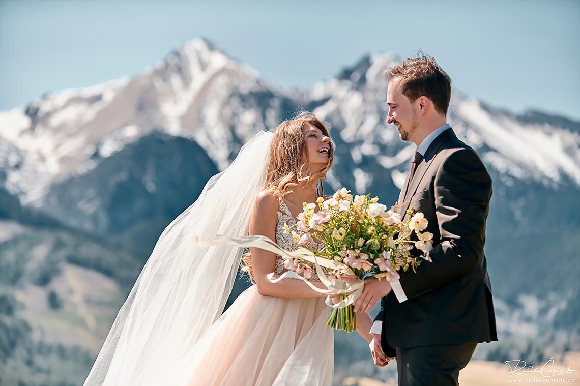 wedding photography in mountains