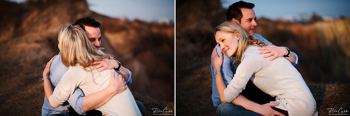 couple photography during sunset time