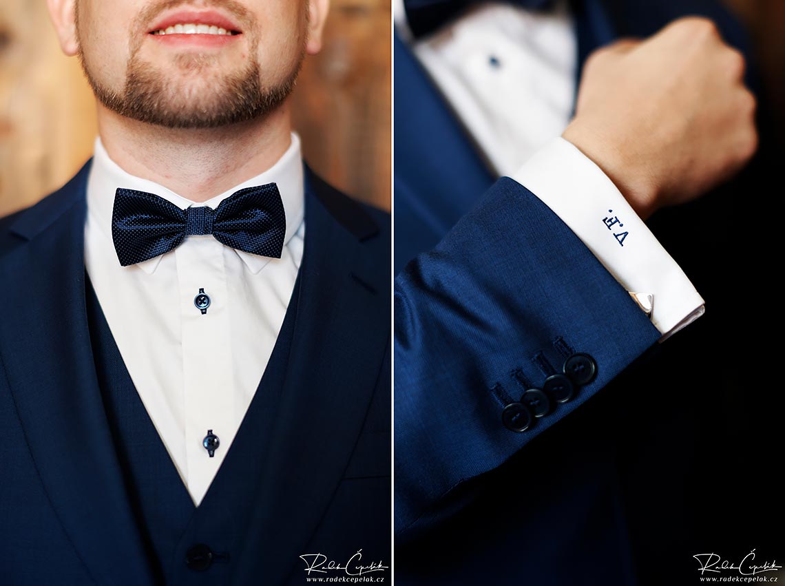 groom in blue suit portrait wedding photography