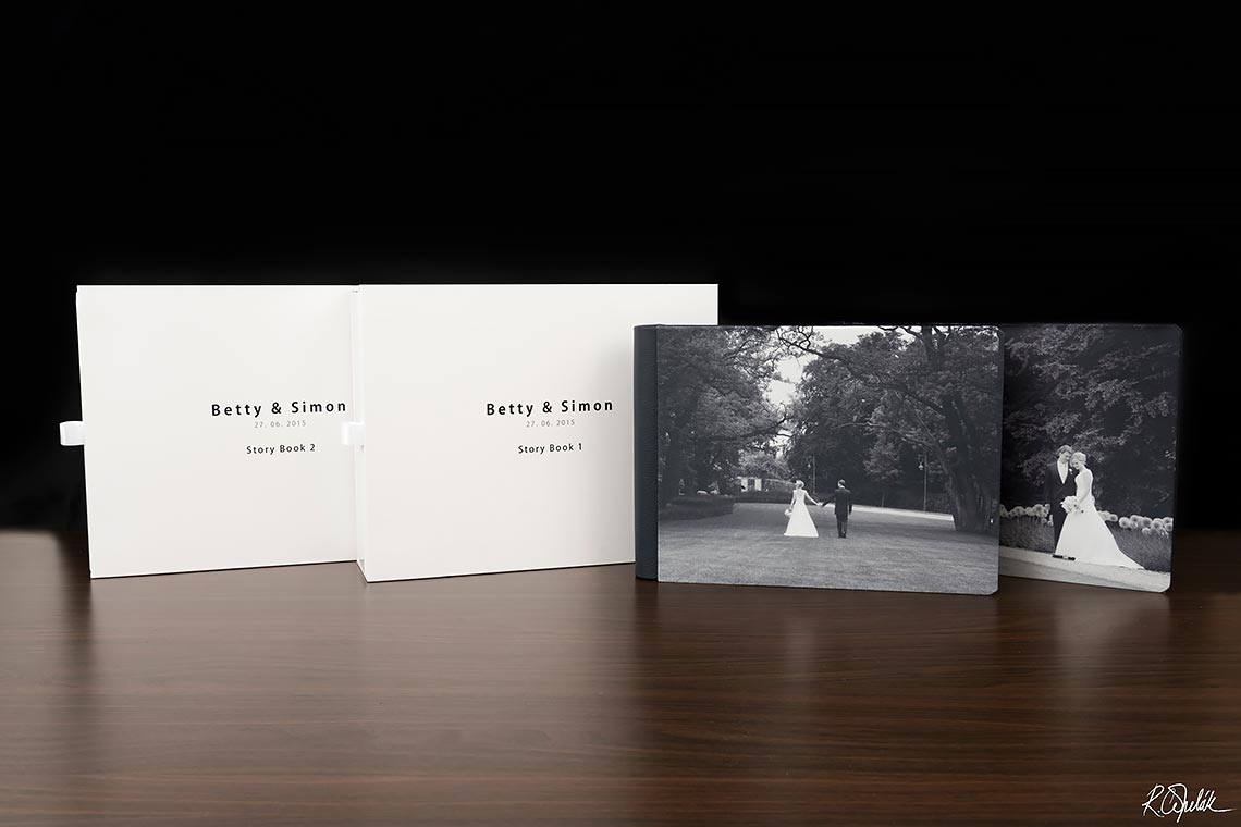 wedding albums with printed cover