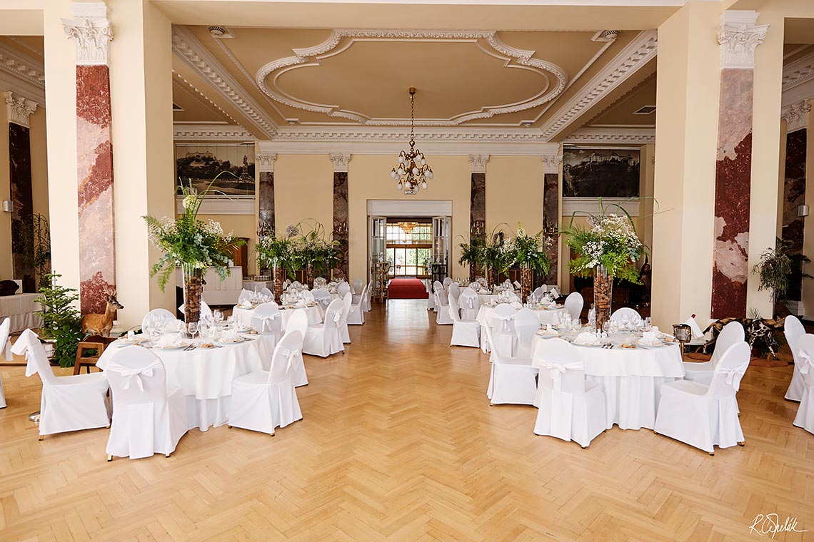 wedding reception at hotel imperial Karlovy Vary