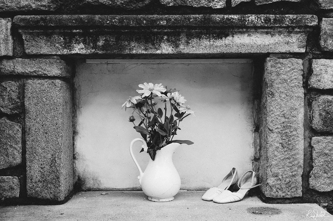 bride wedding shoes still life
