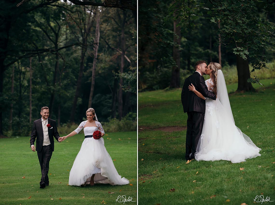 newlyweds photos at Chateu St. Havel in Prague