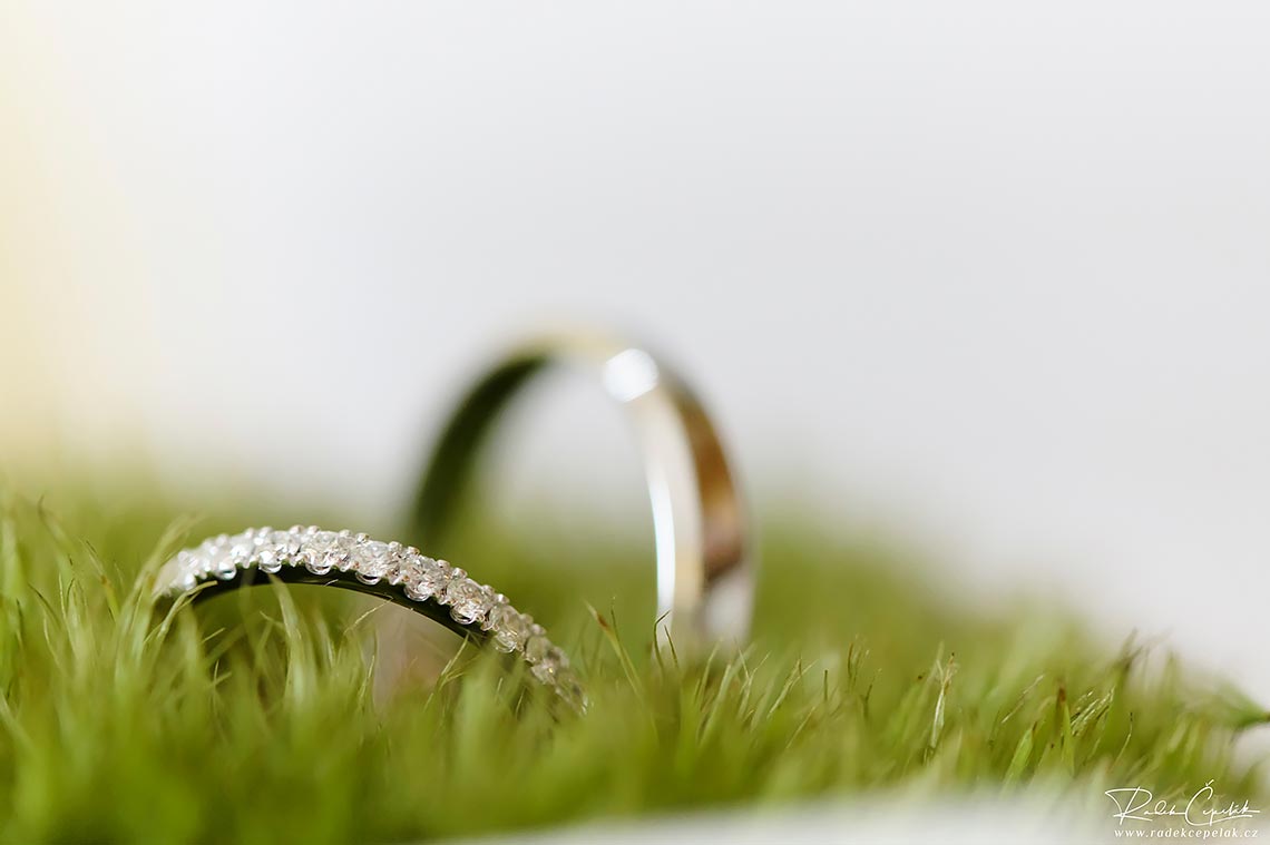 macro wedding bands photography