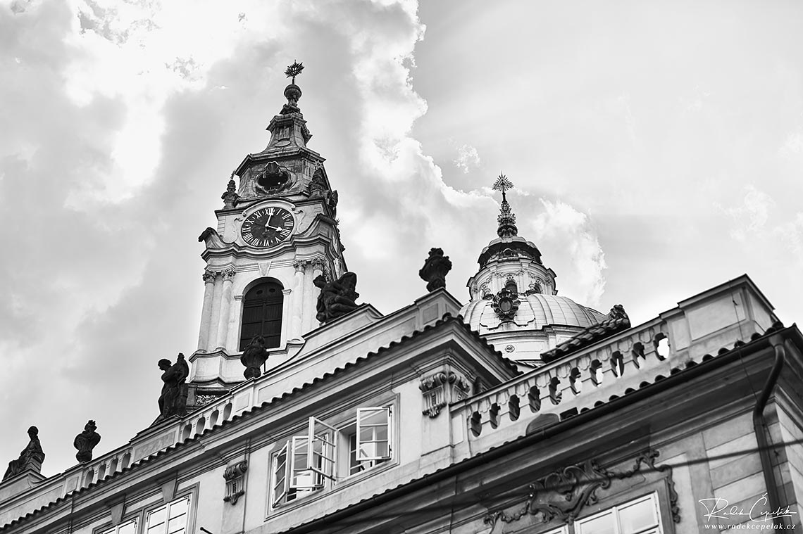Prague black and white photography