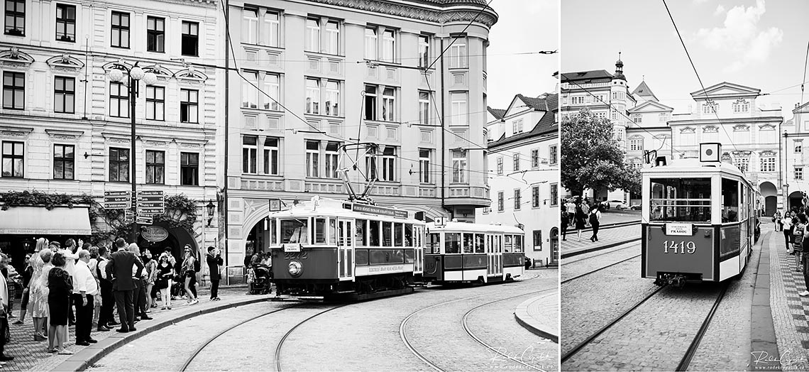 Prague historical Tram