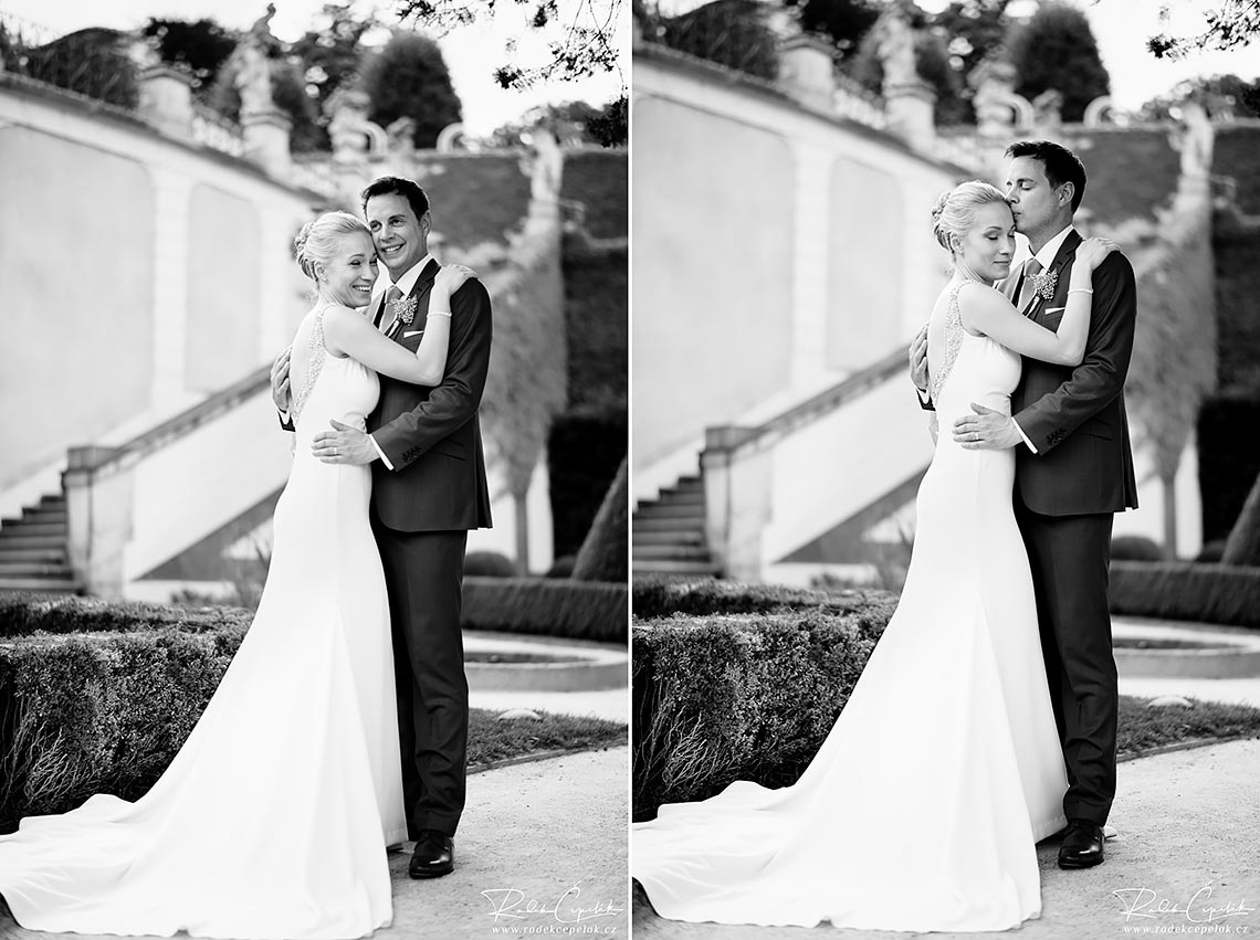 black and white romantic wedding photography