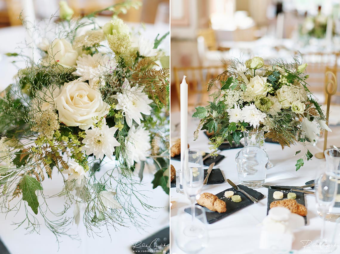 floral wedding tables decoration