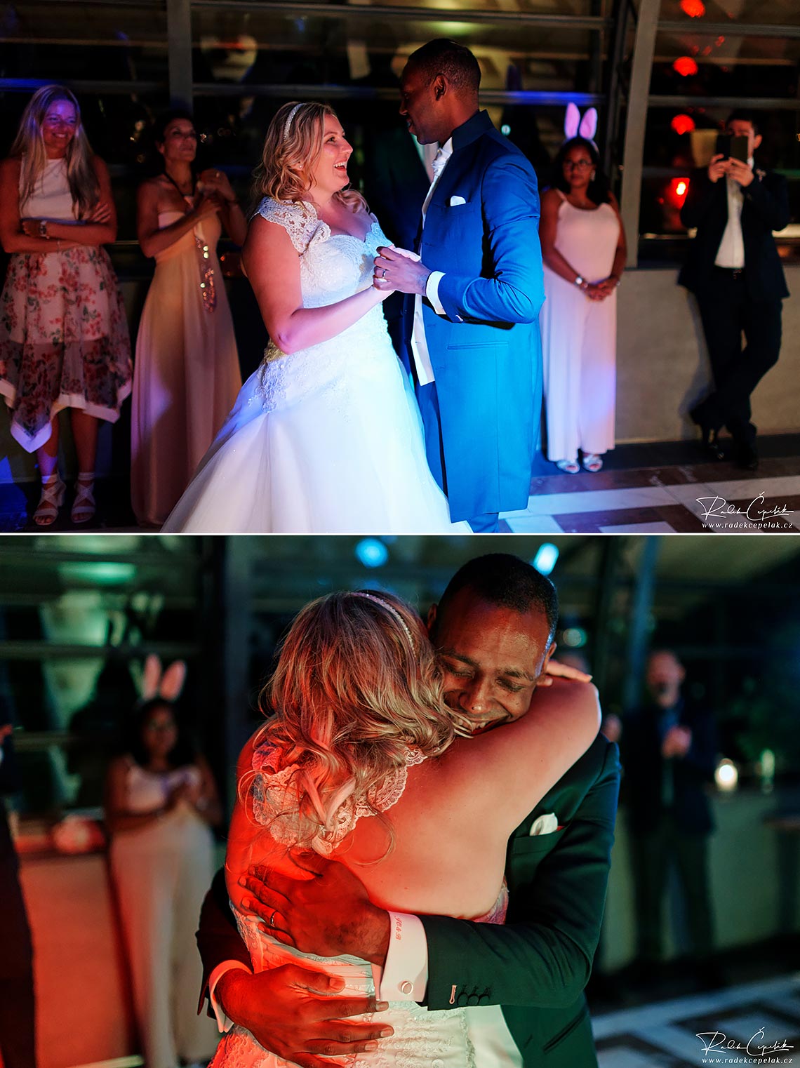 the first dance of bride and groom