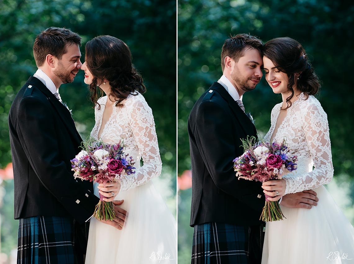 lovely wedding pictures of bride and groom