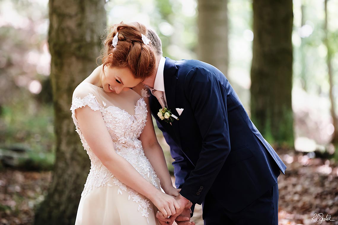 happiness of bride