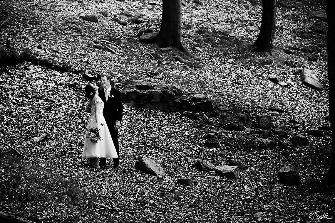 forest wedding photo