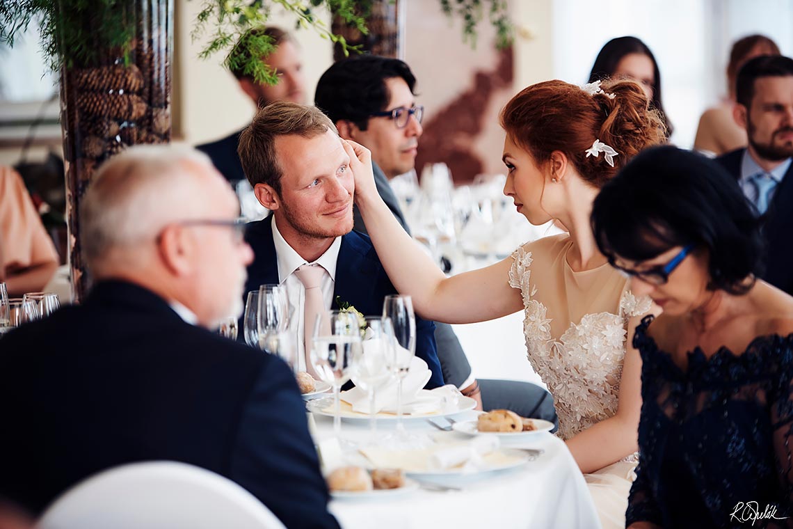 touching wedding photography