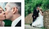 groom kissing bride wedding photography