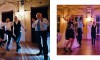 guests having dancing time at wedding party in Prague