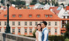 Prague wedding photography view on Prague Castle