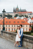 Prague wedding photography view on Prague Castle