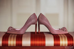 Bridal wedding details shoes