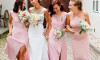 bride and her bridesmaids wedding photography