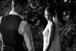Wedding photography bride and groom in the nature