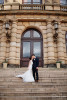 Wedding photography in Prague next to concert hall Rudolfinum