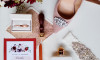 Bride flat lay wedding details photography