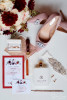 Bride flat lay wedding details photography