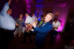 wedding photography of sax player at wedding party