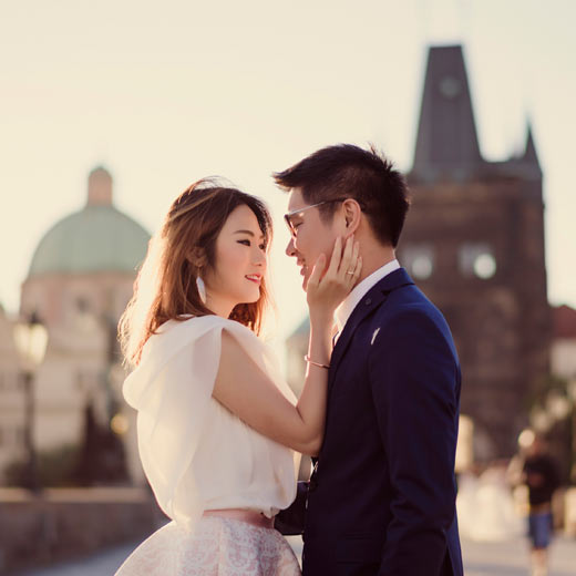 prewedding and couple Prague photography