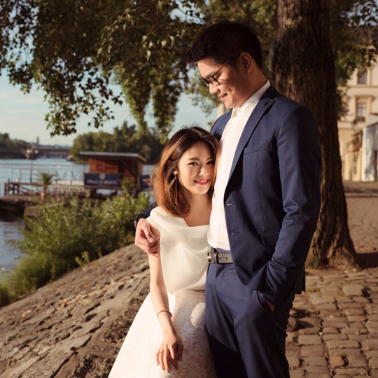 pre wedding Prague photography